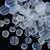 146Pcs 4 Style PVC & Silicone Comfort Clip on Earring Pads KY-FS0001-19-4