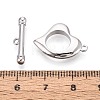 6Pcs Brass Toggle Clasps KK-T073-44P-5