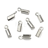 Tarnish Resistant 304 Stainless Steel Folding Crimp Ends STAS-R063-28-1