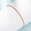 304 Stainless Steel Snake Chain Bracelets for Women BJEW-G775-02G-1