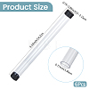 Transparent PVC Plastic Bead Storage Tubes AJEW-CY0002-92B-2