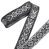Vintage Jacquard Polyester Ribbon OCOR-WH0109-341B-1