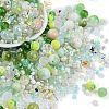 DIY Lampwork Beads & Glass Seed Beds Jewelry Making Findings Kits SEED-K010-01G-1