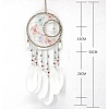 Woven Net/Web with Feather Pendant Decorations PW-WGCFE38-01-1
