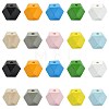 20Pcs 10 Colors Wood Beads WOOD-FS0002-57-1