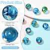 10Pcs 10 Styles Ocean Theme Handmade Glass Enamel Beads LAMP-FS0001-81-3
