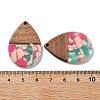 Resin and Walnut Pendants FIND-R051-15C-3