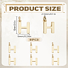 8Pcs Brass Charms KK-LP0001-85H-2