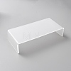 5Pcs 5 Sizes Acrylic Display Risers ODIS-WH0017-092-2