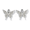 Animal Theme UV Plating Alloy Crystal Rhinestone Pendants ALRI-T012-07M-P-1