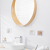 Square Plastic Bathroom Wall Mounted Display Stands AJEW-WH0077-154-5