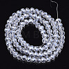 Electroplate Glass Beads Strands X-EGLA-A034-T10mm-A08-2