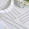 24Pcs 304 Stainless Steel Ball Chain Necklace Making NJEW-BBC0001-10A-4