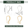   32Pcs 2 Colors Rack Plating Eco-friendly Brass Earring Hooks KK-PH0009-33-2