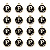 Golden Plated Alloy Charms ENAM-S118-02P-2