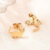 4 Pairs 304 Stainless Steel Stud Earrings EJEW-G469-02G-02-3