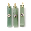 Natural Green Aventurine Pendants GG-CBA51ED-01G-02-1