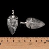 Quartz Crystal Pendants G-H359-04P-08-2