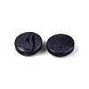 Synthetic Blue Goldstone Coin Beads G-Q601-36A-2
