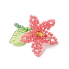 Glass Seed Beaded Pendants PALLOY-MZ01283-03-2