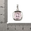 925 Sterling Silver Pave Cubic Zirconia Pendants STER-C015-01A-02-3