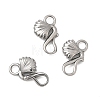 304 Stainless Steel Hook Clasps STAS-Z179-07P-1