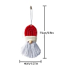 Christmas Cotton Woven Santa Claus Macrame Pendant Decorations PW-WG0AAE2-01-1