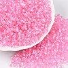 6/0 Inside Colours Transparent Glass Seed Beads SEED-T007-07G-3