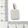 304 Stainless Steel Pendants STAS-C097-56P-06-3