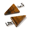 Natural Tiger Eye Pendants G-B127-04P-09-3