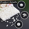 5 Strands Synthetic Lava Rock Round Beads Strands G-PA0002-40-6