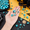 Synthetic Turquoise Beads Strands TURQ-FH0001-01-3