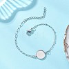 304 Stainless Steel Paperclip Chain Satellite Chain Bracelet Making BJEW-JB13072-02-1