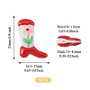 5Pcs Boot Baking Paint Glass Enamel  Beads LAMP-TADJ0001-08F-4