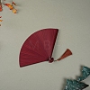 Bamboo Folding Fan with Tassel PW-WG8E673-03-1