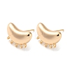 Brass Stud Earring Findings KK-A215-02G-1