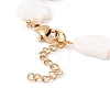 Natural Shell Link Chain Bracelet BJEW-C015-05G-6