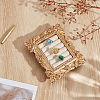 Resin & Velvet Photo Frame Ring Display Stands RDIS-WH0001-42B-3