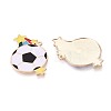 Alloy Enamel Pendants ENAM-T025-01G-02-2