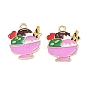Alloy Enamel Pendants AL-CBA4666-02H-1