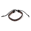 4Pcs 4 Styles PU Imitation Leather Braided Bracelets Sets BJEW-P335-01A-2