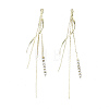 Brass Chain Tassel Big Pendants KK-R129-11G-1