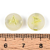 Luminous Frosted Acrylic Beads FACR-T008-02A-4