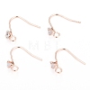Brass Earring Hooks KK-I681-14-2