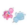 Transparent Resin Pendants RESI-I341-01P-2
