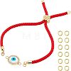  DIY Evil Eye Bracelet Making Kits DIY-NB0006-79-1