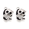 Alloy & Enamel & Crystal Rhinestone Pendants PALLOY-T095-12P-1
