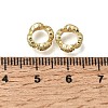 Brass Micro Pave Clear Cubic Zirconia Beads KK-K427-02B-G-2