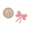 Glass Seed Beaded Bowknot Pendants PALLOY-MZ01055-02-2