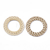 Handmade Reed Cane/Rattan Woven Linking Rings X-WOVE-T006-035-2